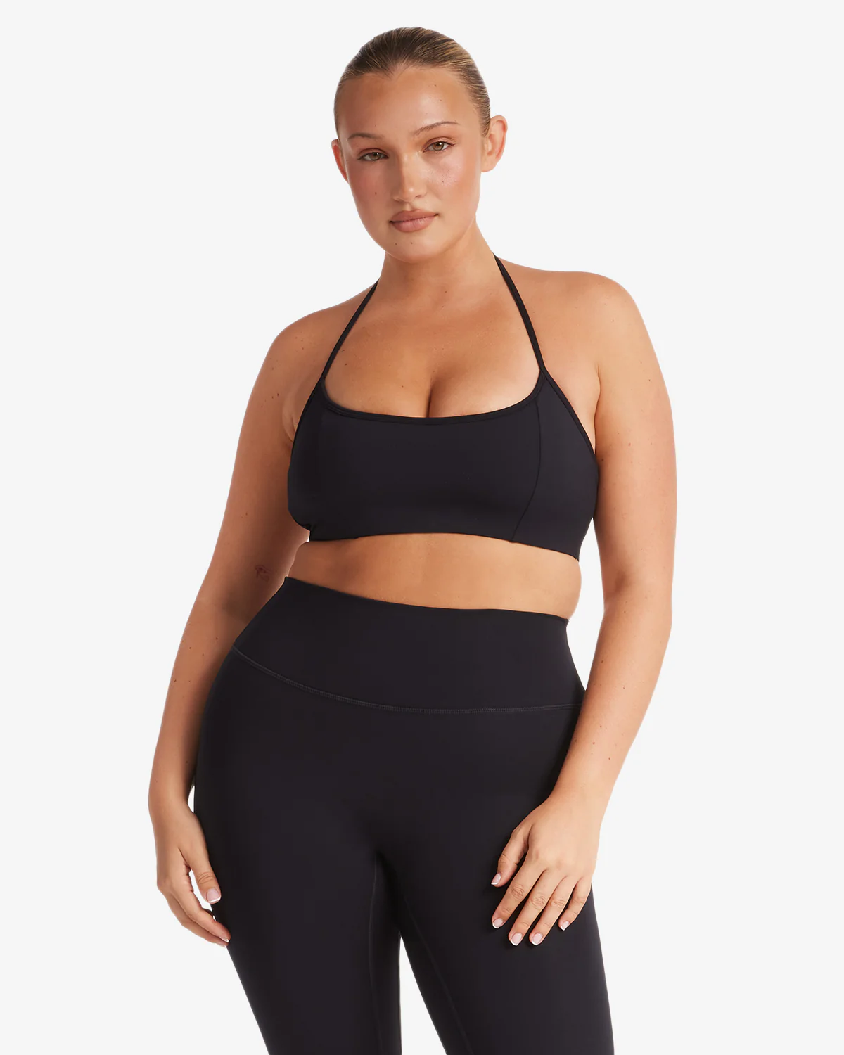 Serenity Contour Halter Crop | Black - Image 7