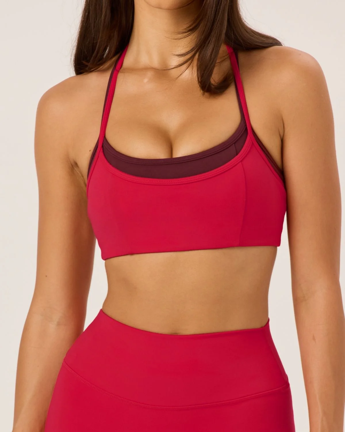 Serenity Contour Halter Crop | Strawberry - Image 5