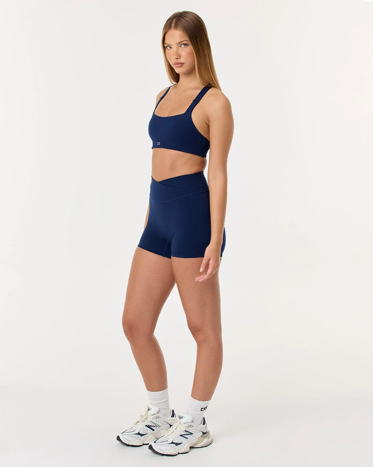 Serenity Crossover Shorts 4" | Navy - Image 5