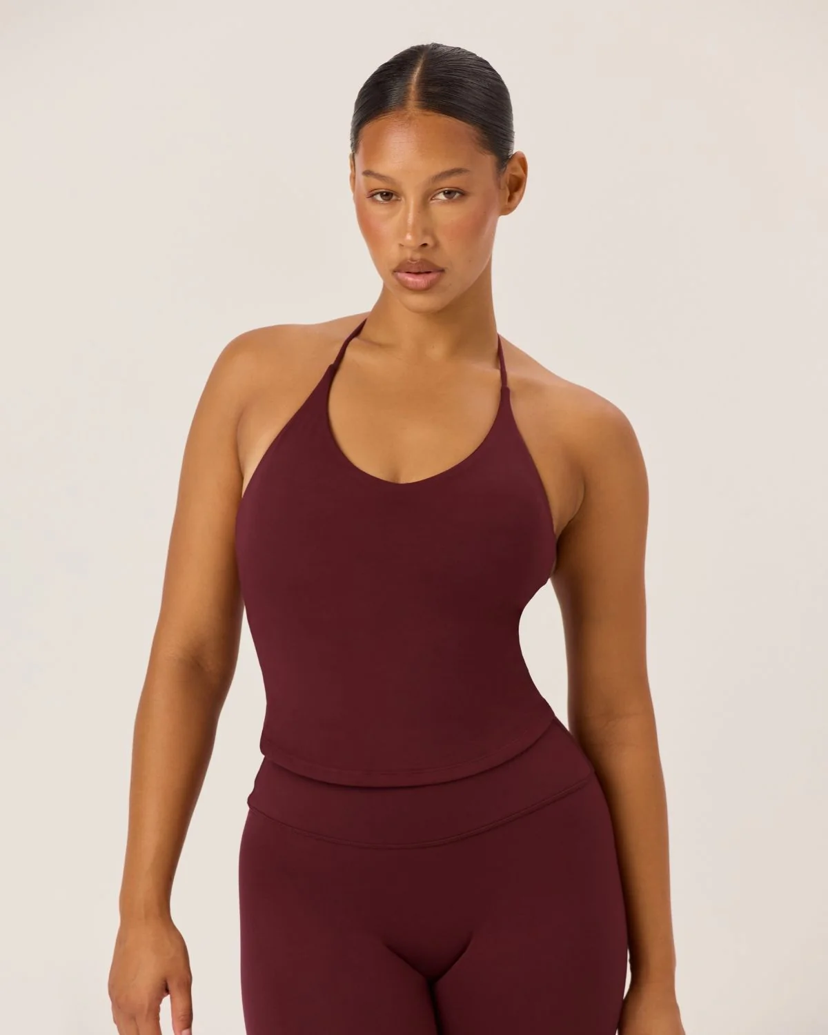 Serenity Elsie Tank | Burgundy - Image 4