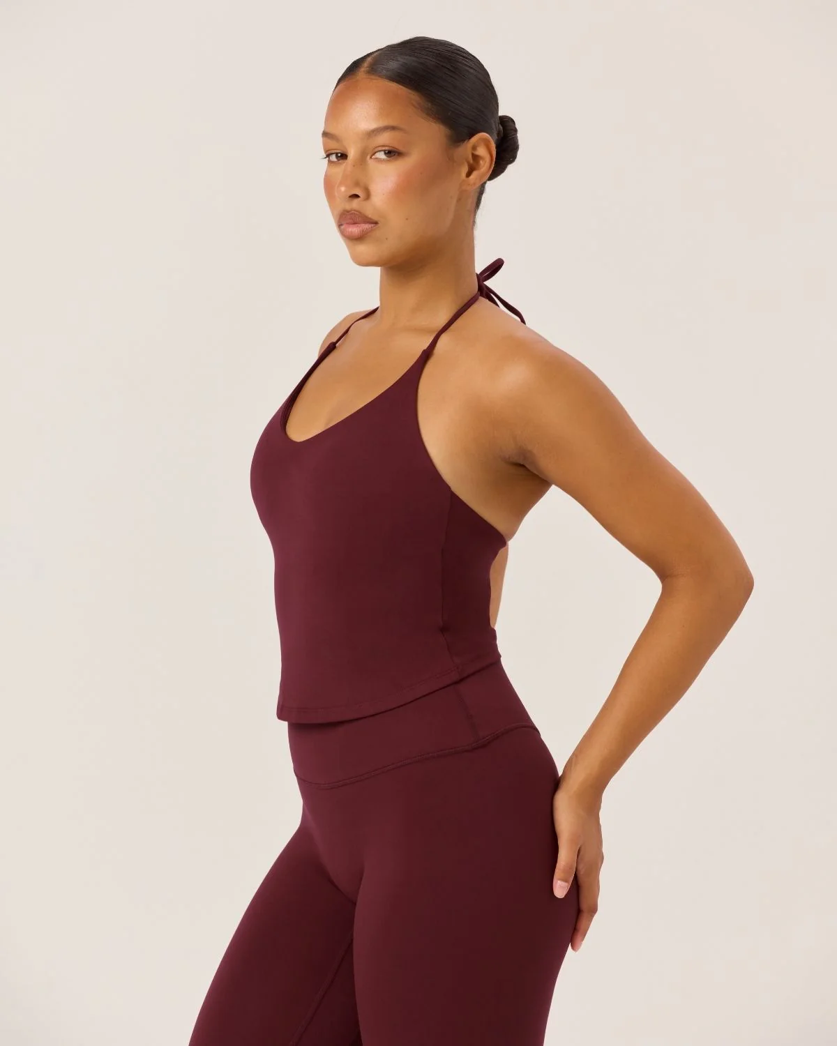 Serenity Elsie Tank | Burgundy - Image 5