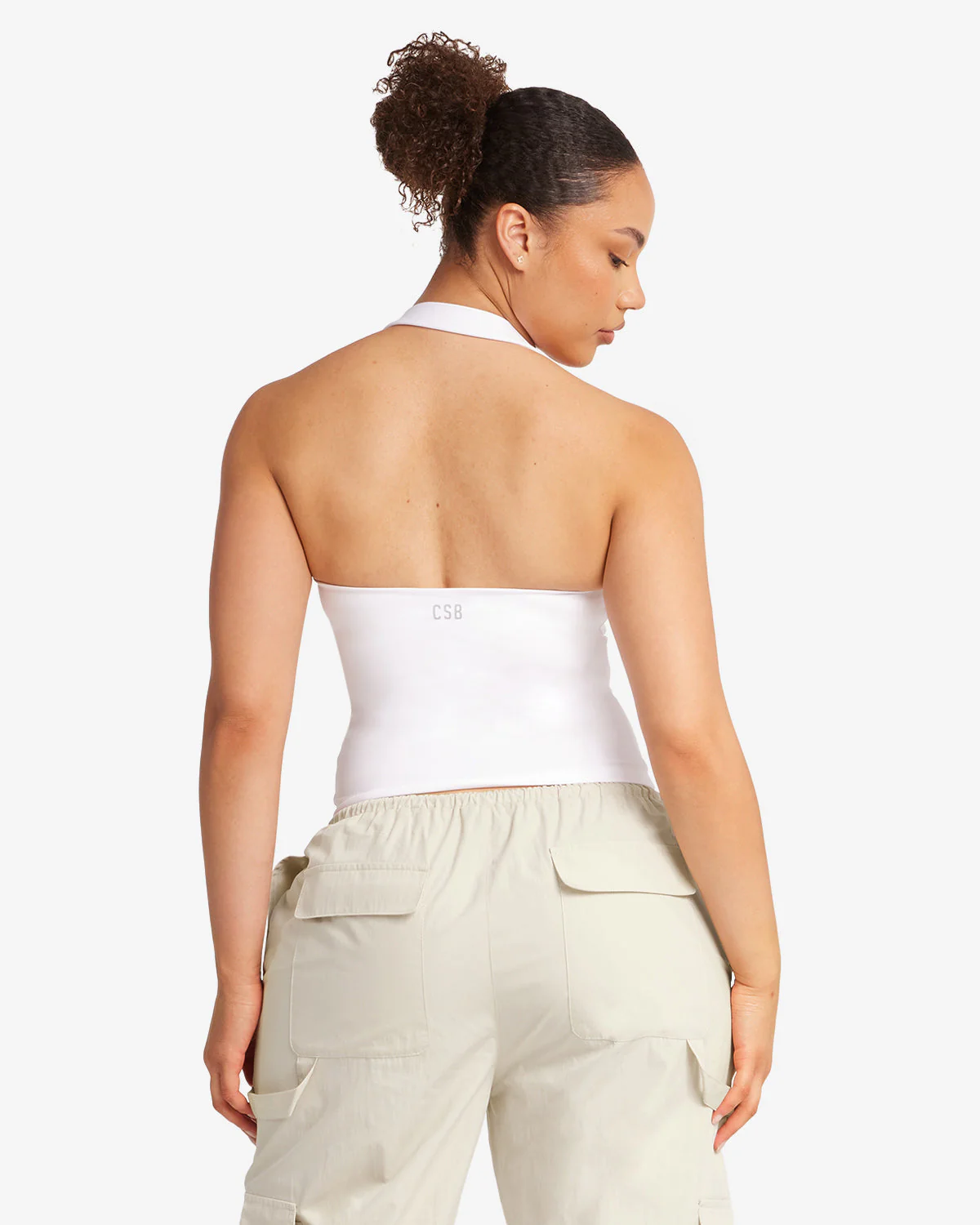 Serenity Halle Halter Tank | White - Image 10