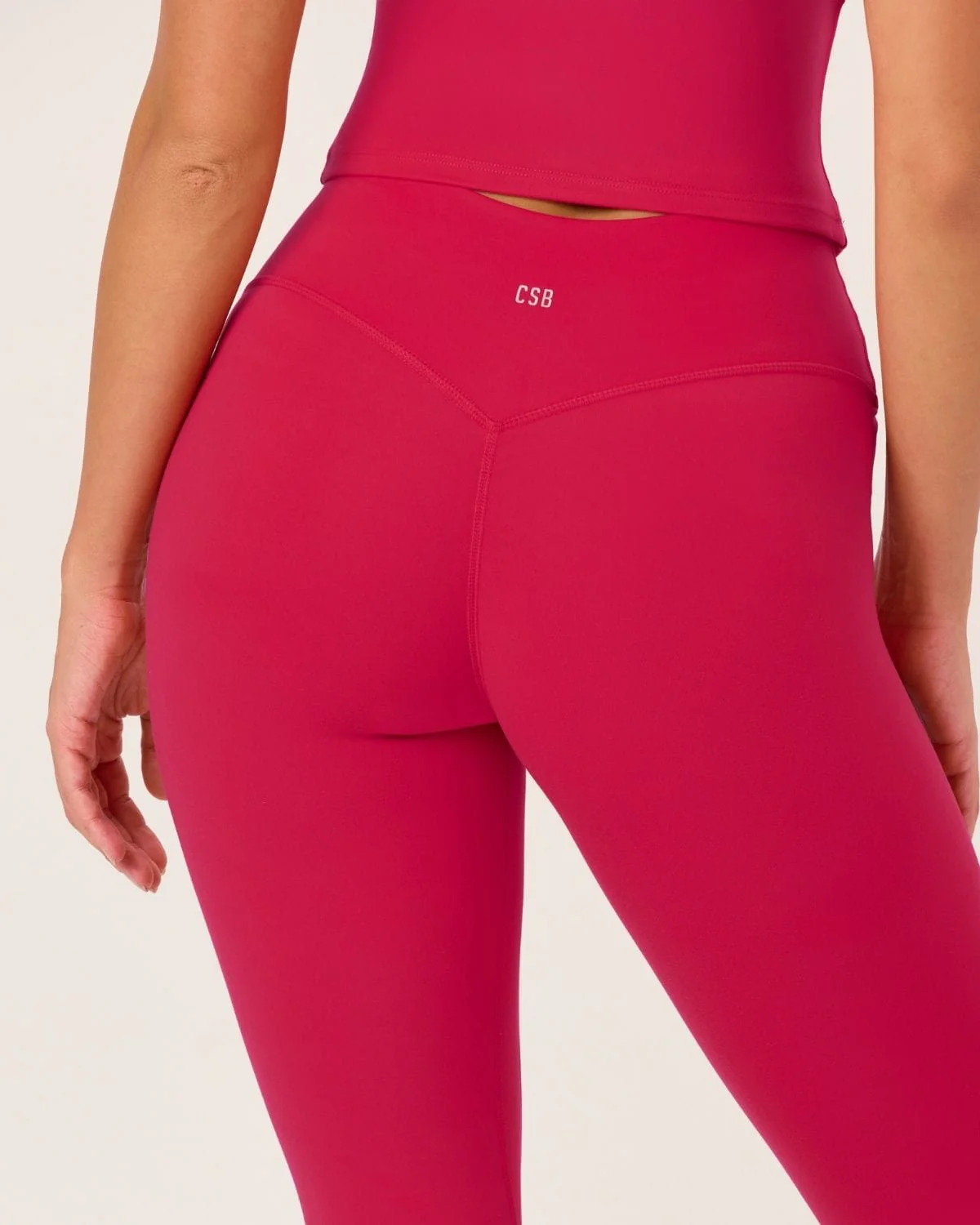 Serenity Invisible Scrunch Leggings | Strawberry - Image 4