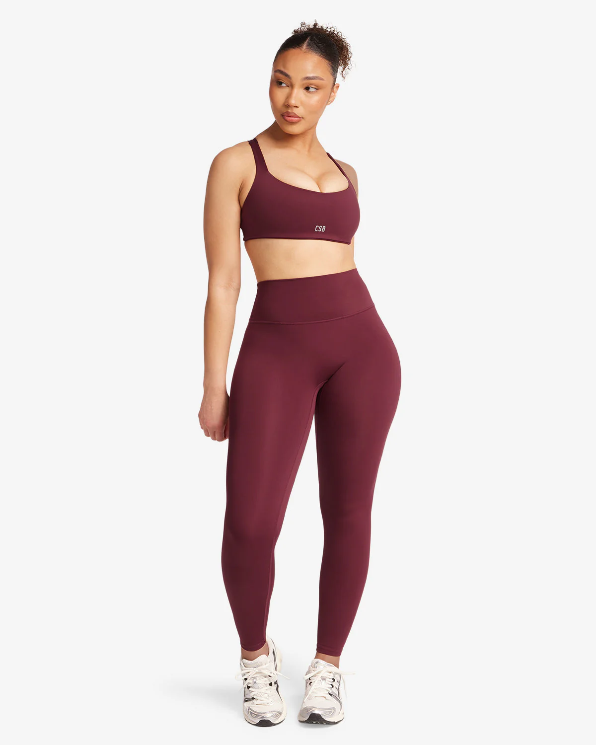 Serenity Leggings | Burgundy - Image 6