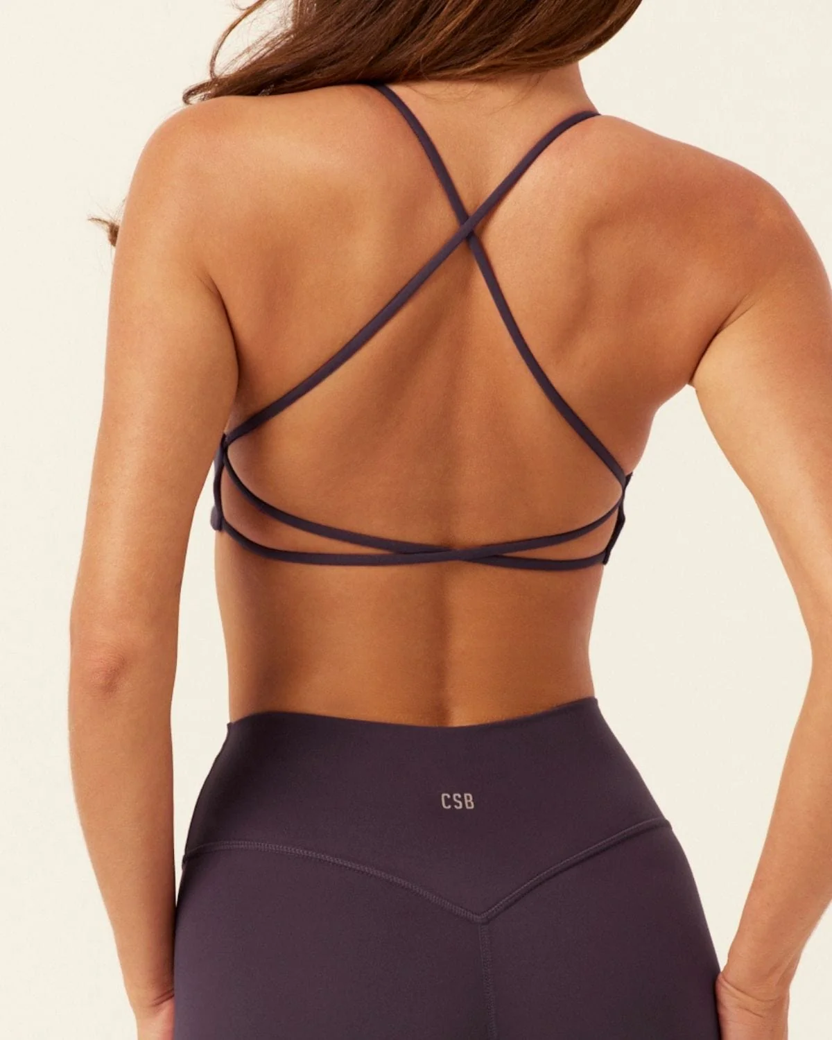 Serenity Lexi Support Crop | Plum - Image 2