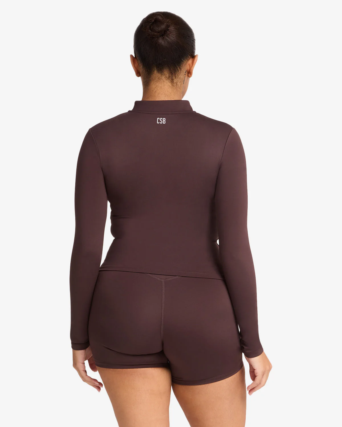 Serenity Longline Zip Up Jacket | Espresso - Image 4