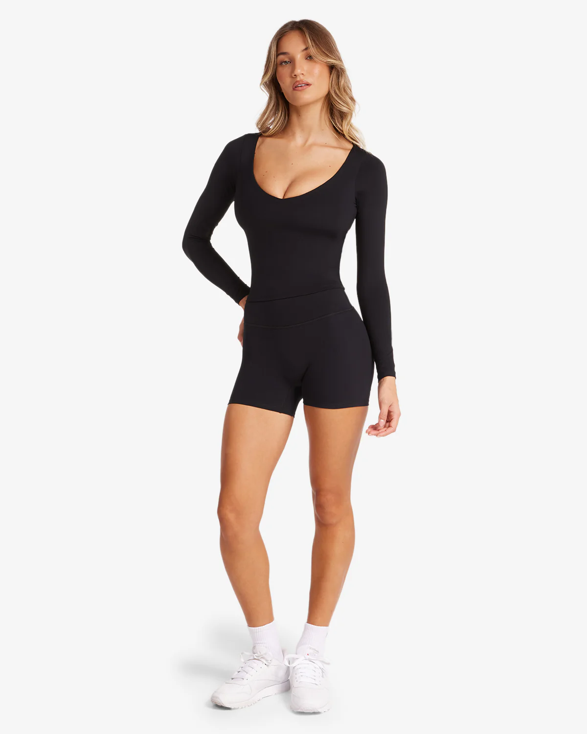 Serenity Scrunch Shorts 4" | Black - Image 12
