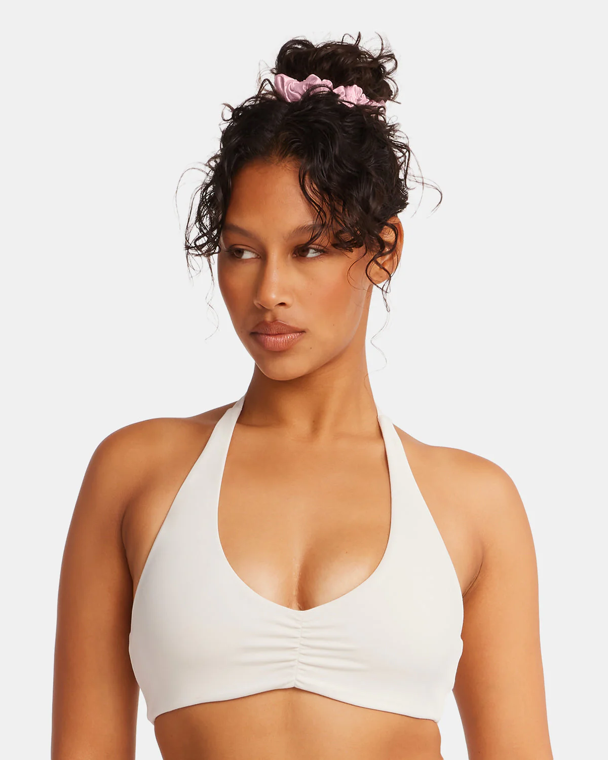 Silk Scrunchie 2 Pack | Vanilla/Blossom - Image 4