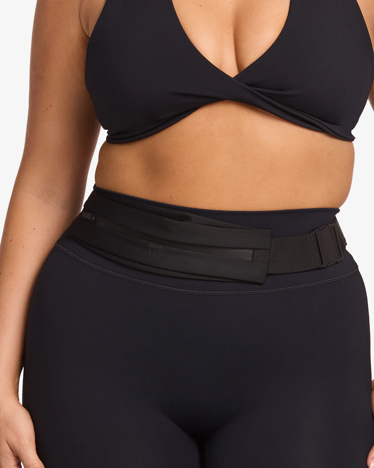 Slim Run Belt Bag | Black - Image 11