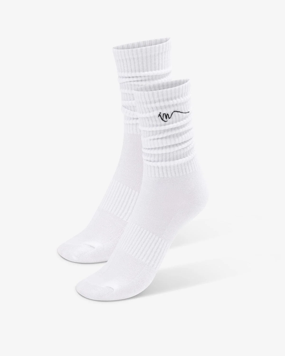 Slouchy Crew Socks | White - Image 2