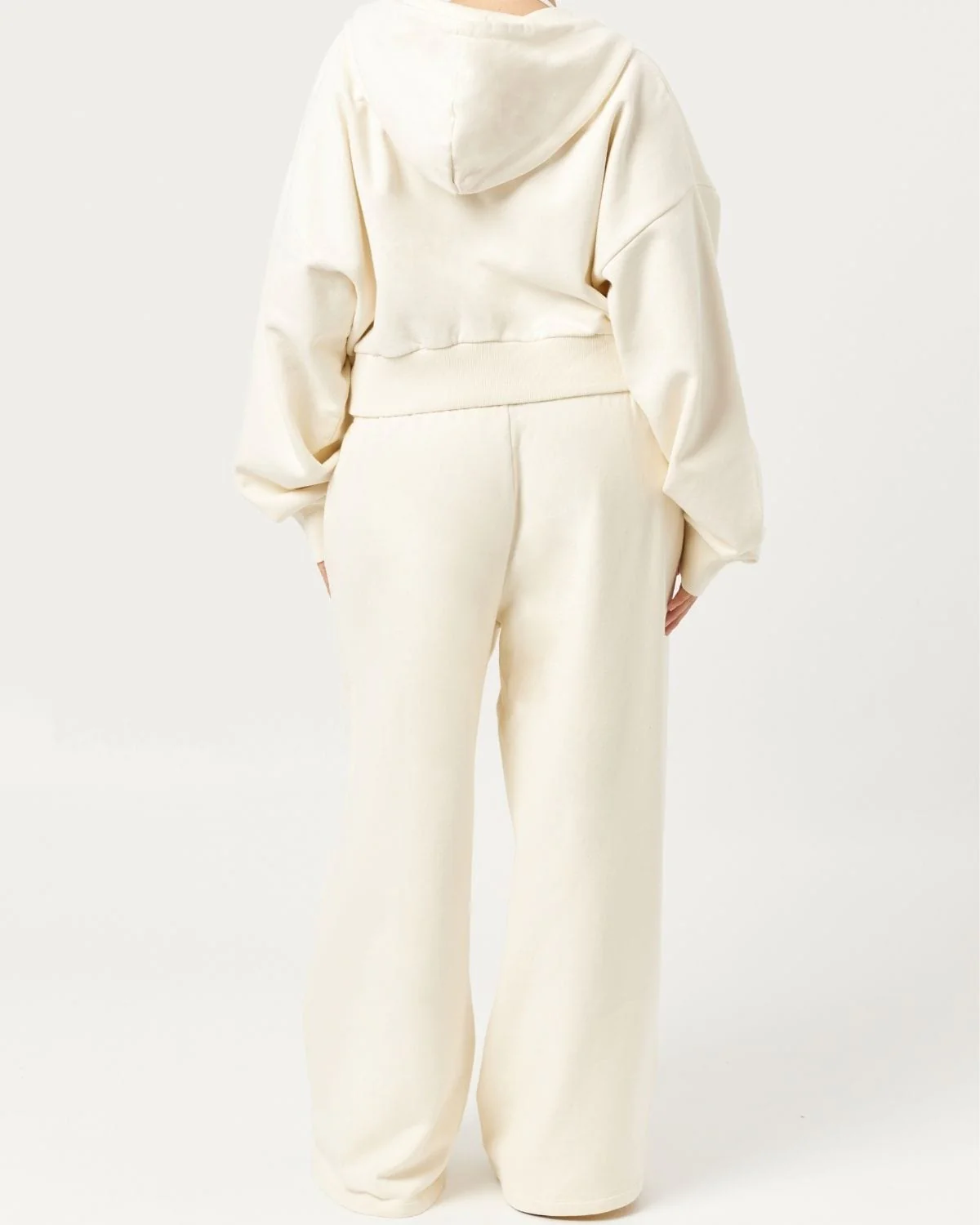 Wide Leg Sweatpants | Milk - Image 12