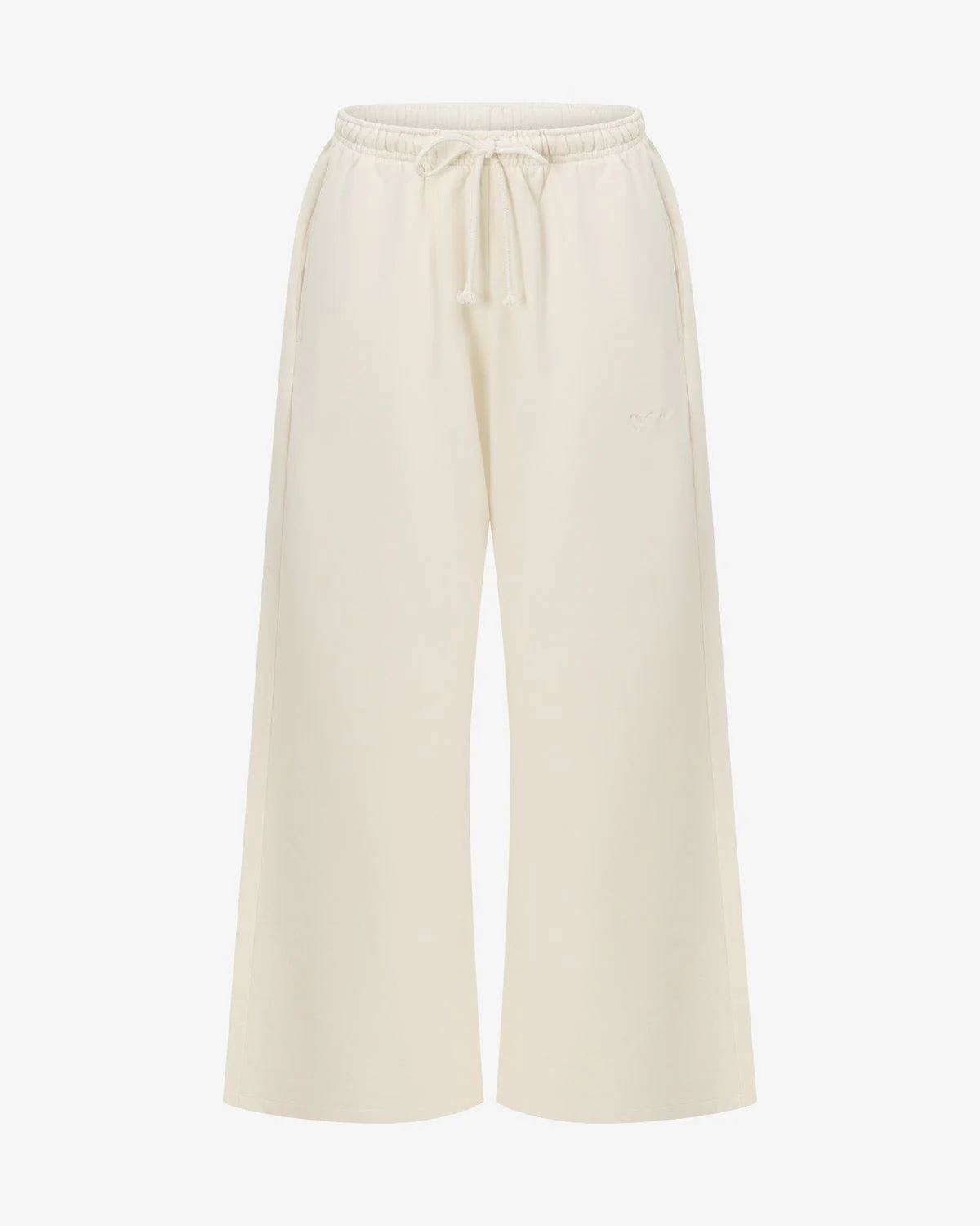 Wide Leg Sweatpants | Milk - Image 9